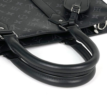 Louis Vuitton Sac Plat Horizontal Zip Business Bag Monogram Eclipse Noir — view 6