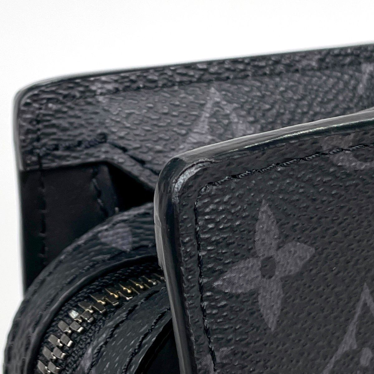 Louis Vuitton Sac Plat Horizontal Zip Business Bag Monogram Eclipse Noir — view 4