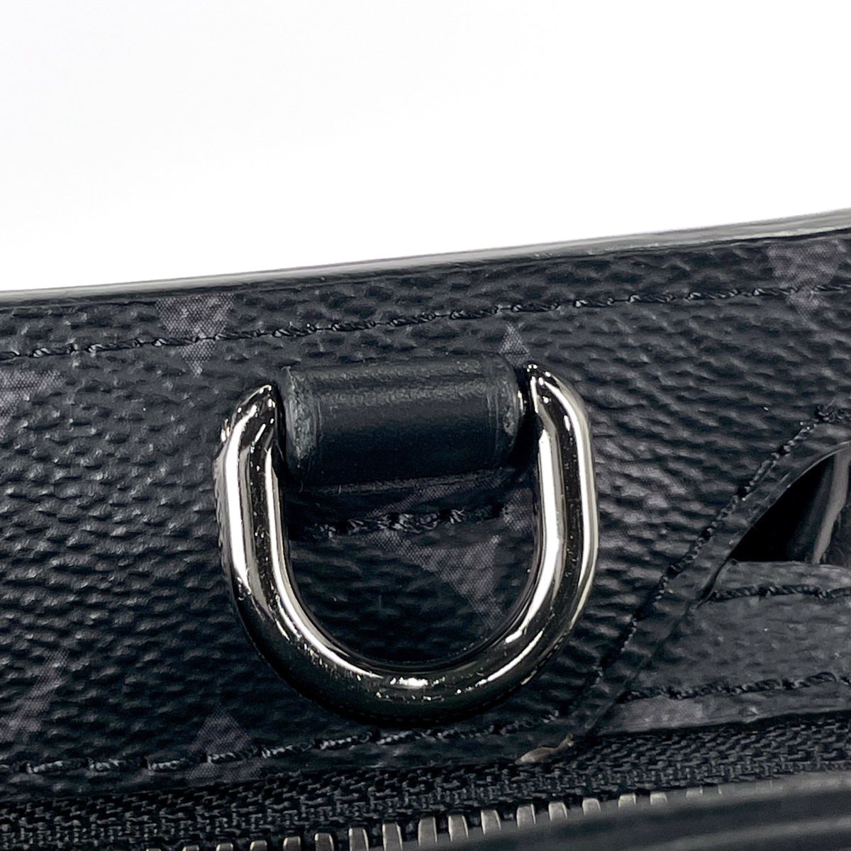 Louis Vuitton Sac Plat Horizontal Zip Business Bag Monogram Eclipse Noir — view 7