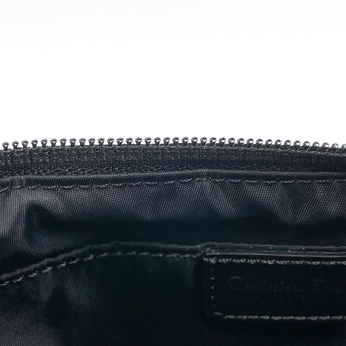 Dior Trotter Pattern Shoulder Bag Canvas Black — view 8