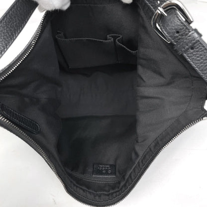 Gucci GG Pattern Shoulder Bag Nylon Black — view 7
