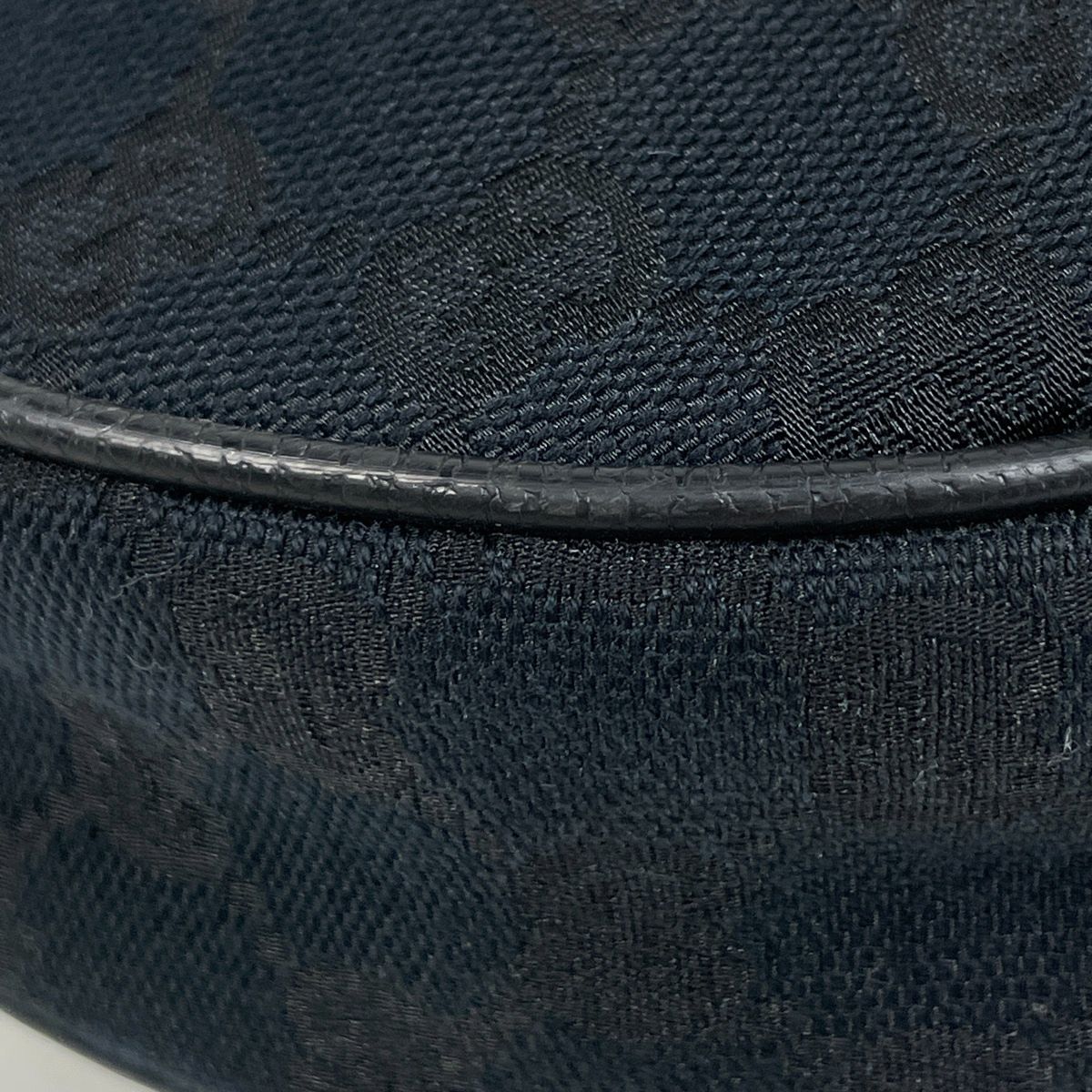 Gucci GG Pattern Shoulder Bag Canvas Black — view 3