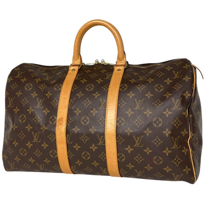 Louis Vuitton Keepall 45 Boston Bag Monogram Brown