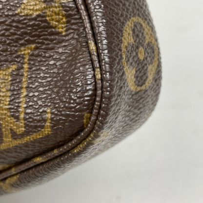 Louis Vuitton Pochette Makeup Cosmetics Pouch Monogram Brown — view 3