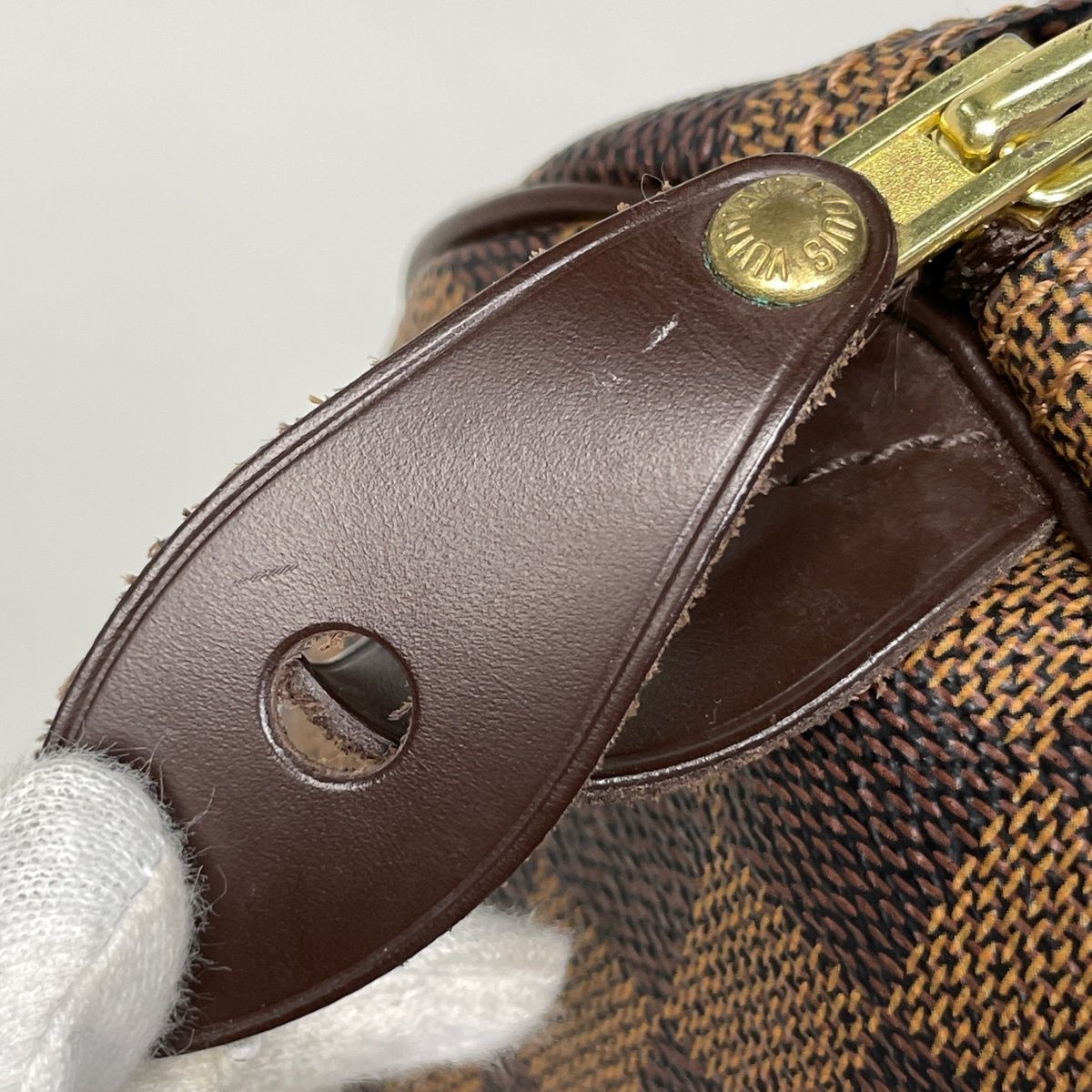 Louis Vuitton Speedy 30 Boston Handbag Damier Brown — view 5