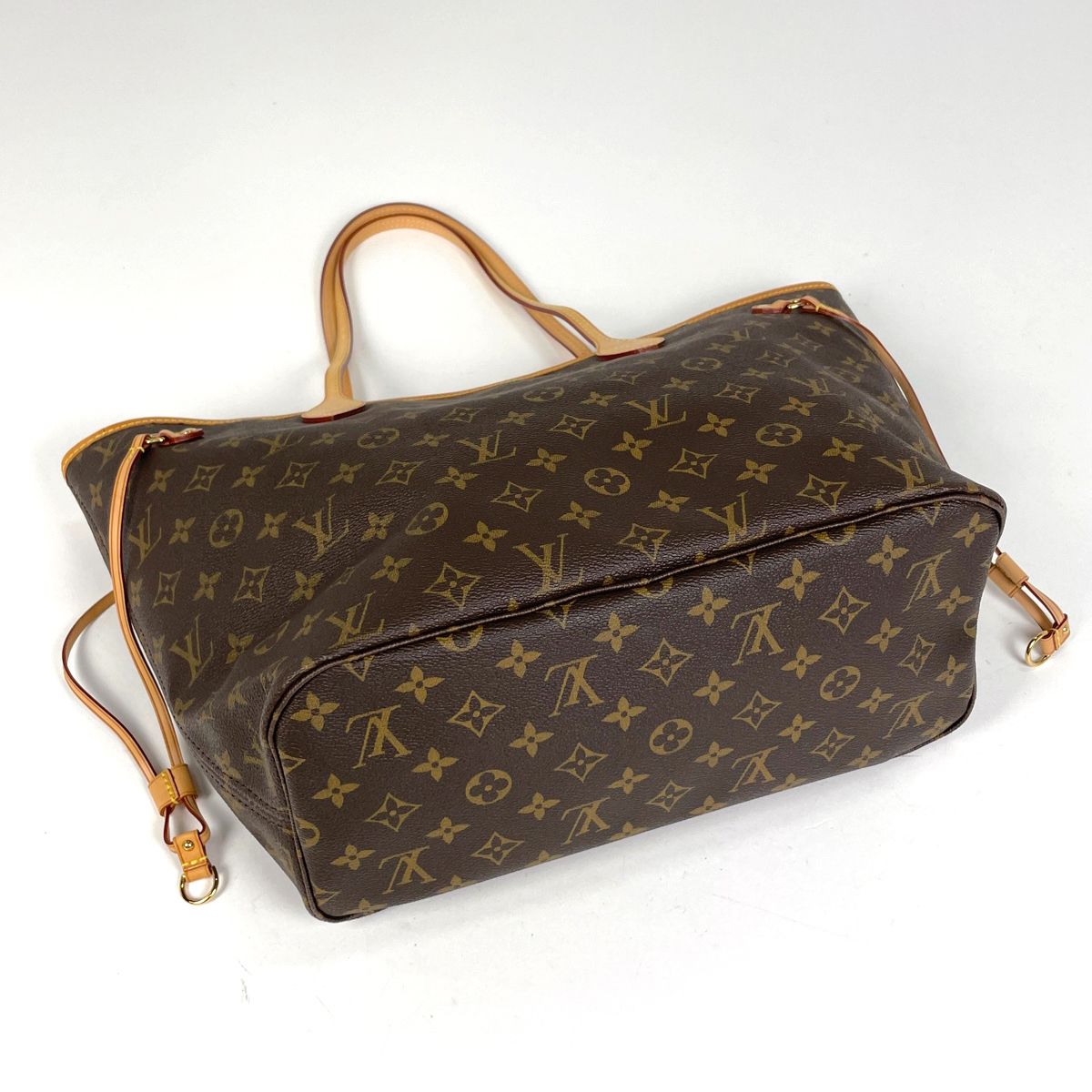 Louis Vuitton Neverfull MM Shoulder Bag Tote Monogram Brown — view 2