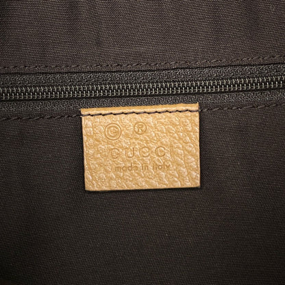 Gucci GG Pattern Shoulder Bag Abbey Leather Beige — view 7