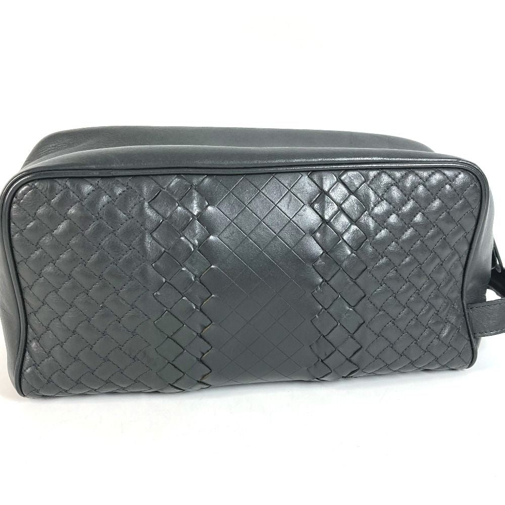 Bottega Veneta Second Bag Intrecciato Leather Dark Gray — view 2