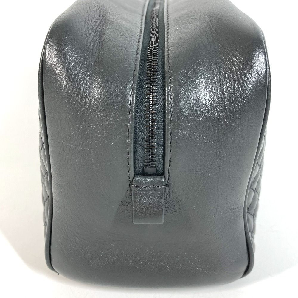Bottega Veneta Second Bag Intrecciato Leather Dark Gray — view 5