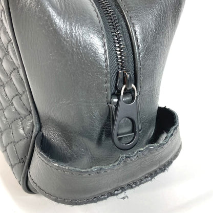 Bottega Veneta Second Bag Intrecciato Leather Dark Gray — view 6