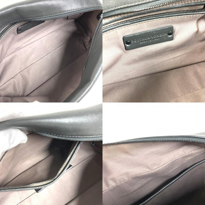 Bottega Veneta Second Bag Intrecciato Leather Dark Gray — view 9