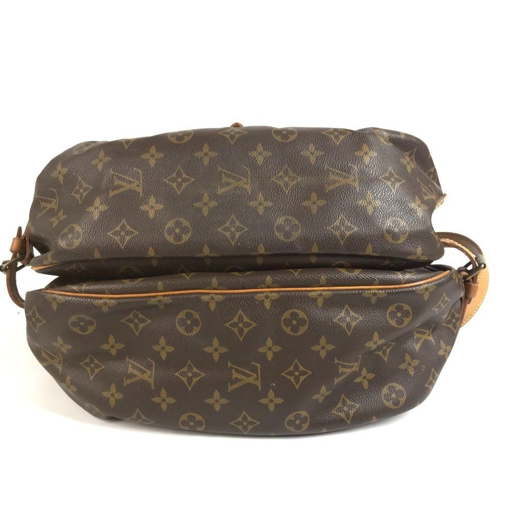 Louis Vuitton Shoulder Bag Saumur 35 Monogram Canvas Brown — view 5