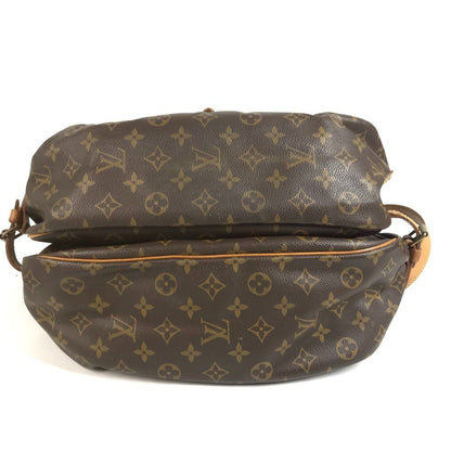 Louis Vuitton Shoulder Bag Saumur 35 Monogram Canvas Brown — view 5