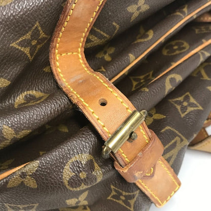 Louis Vuitton Shoulder Bag Saumur 35 Monogram Canvas Brown — view 6