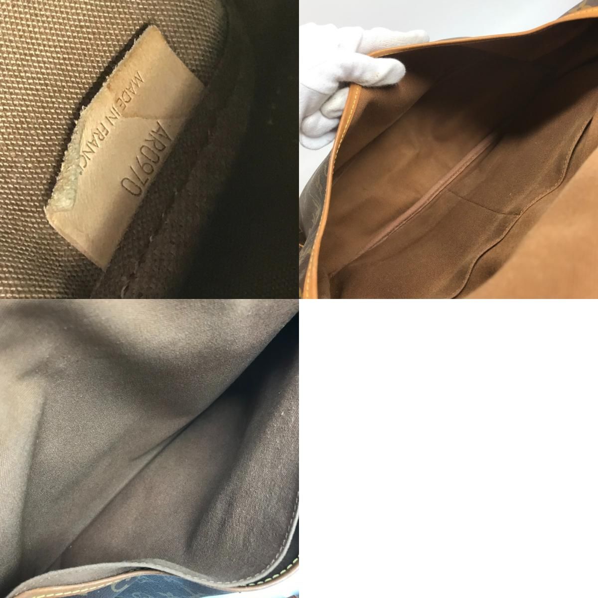 Louis Vuitton Shoulder Bag Saumur 35 Monogram Canvas Brown — view 9