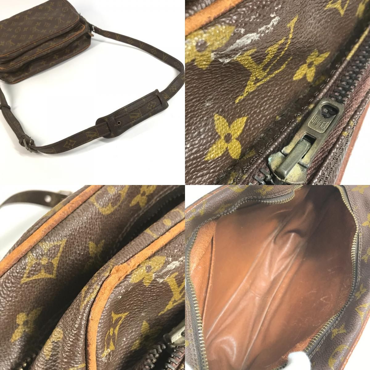 Louis Vuitton Shoulder Bag Migrateur Vintage Nile Unknown Monogram Canvas Brown — view 8