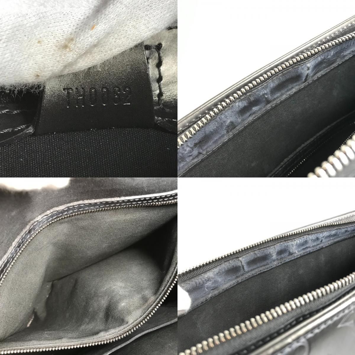 Louis Vuitton Shoulder Bag Wilwood Monogram Matte Leather Navy — view 9
