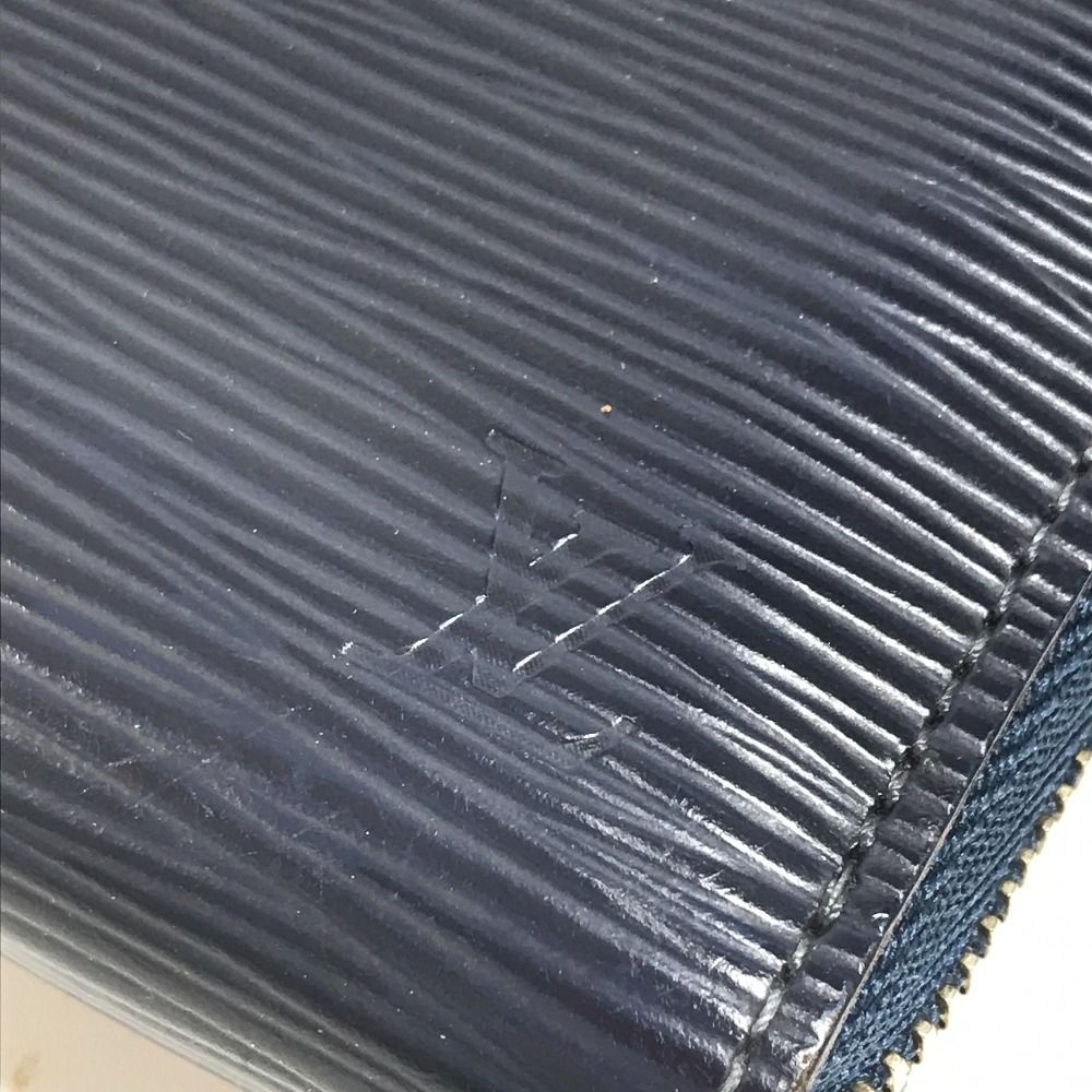 Louis Vuitton Coin Case Zippy Purse Epi Leather Andigo Blue — view 7