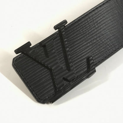 Louis Vuitton Belt Ceinture LV Initial Epi Leather Noir Black — view 2