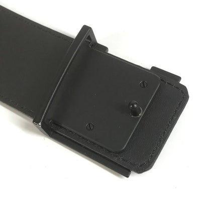 Louis Vuitton Belt Ceinture LV Initial Epi Leather Noir Black — view 3