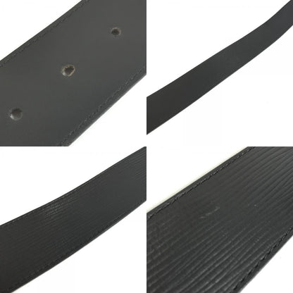 Louis Vuitton Belt Ceinture LV Initial Epi Leather Noir Black — view 8
