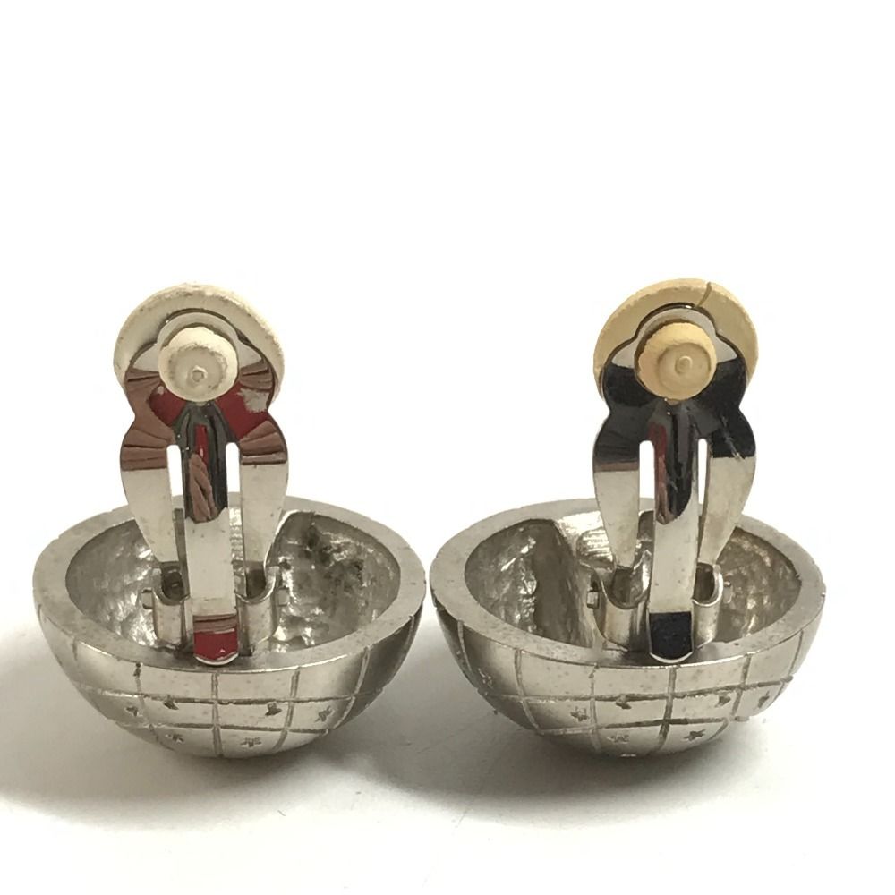 Hermes Earrings Zodiac Metal Silver — view 2