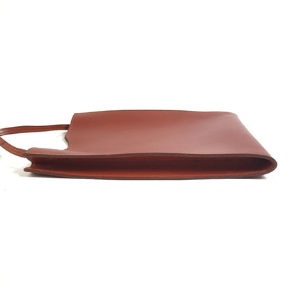 Hermes Shoulder Bag Onimetou Leather Brown — view 4