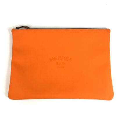 Hermes Pouch Neobain GM Polyamide Orange