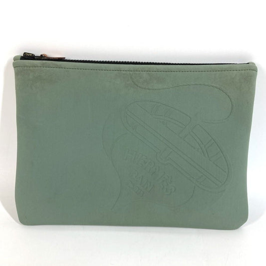 Hermes Pouch Neobain MM Thalassa Polyamide Khaki