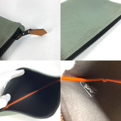 Hermes Pouch Neobain MM Thalassa Polyamide Khaki — view 9