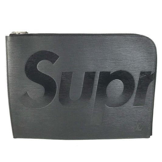 Louis Vuitton Clutch Pochette Jour GM Epi Leather Noir Black
