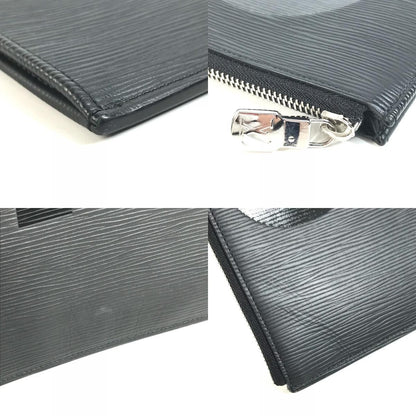 Louis Vuitton Clutch Pochette Jour GM Epi Leather Noir Black — view 7