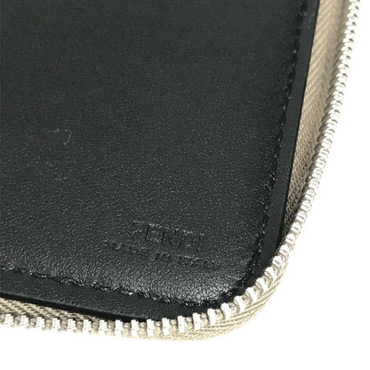 Fendi Clutch PC Case Computer Leather Gray Brown — view 2