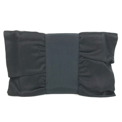 Gucci Clutch Ribbon 005 142 Satin Black — view 2