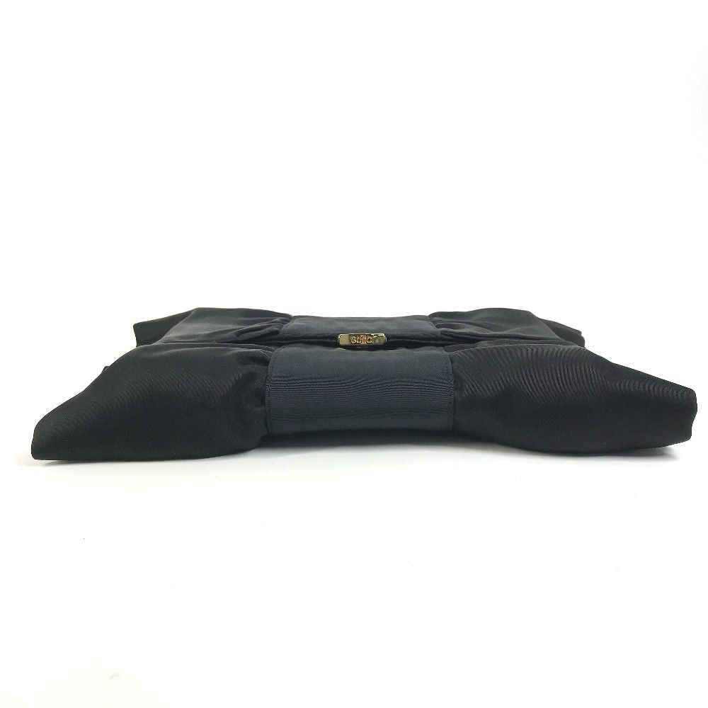 Gucci Clutch Ribbon 005 142 Satin Black — view 5