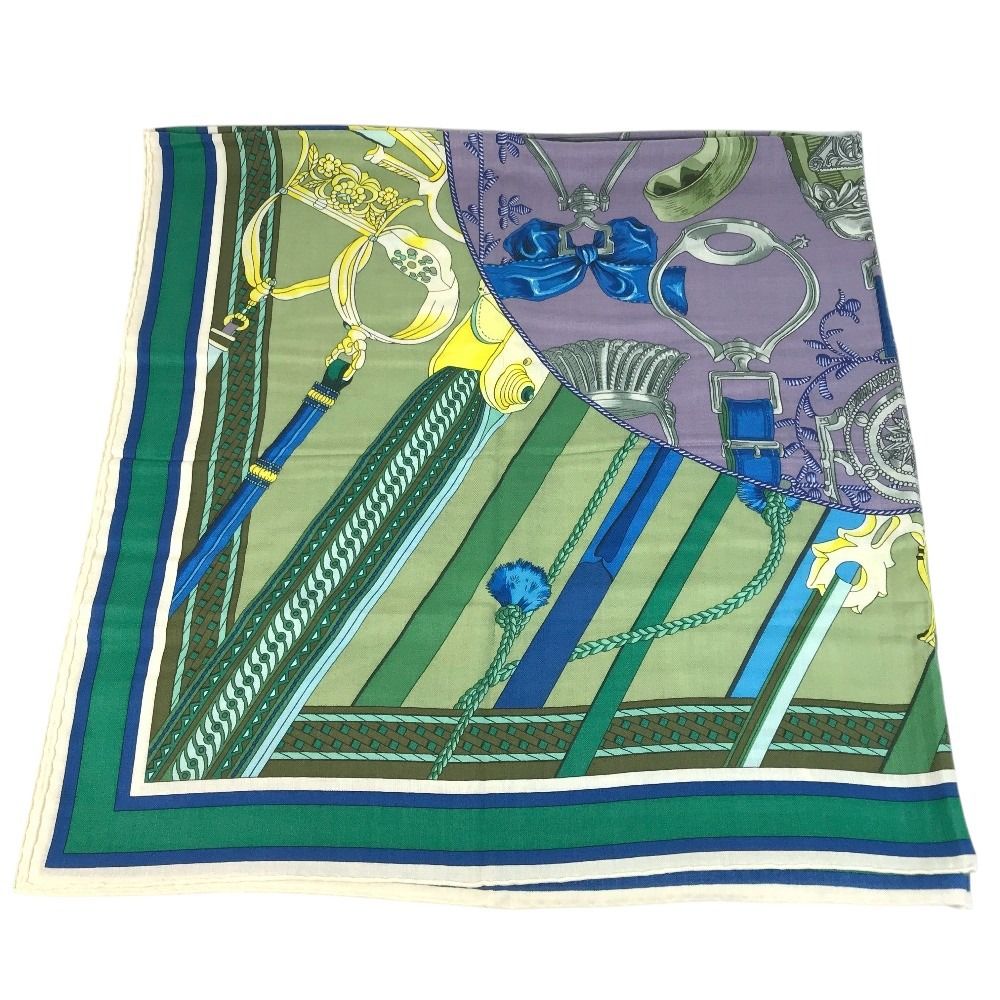 Hermes Scarf Carre Geant 140 Cashmere White — view 3