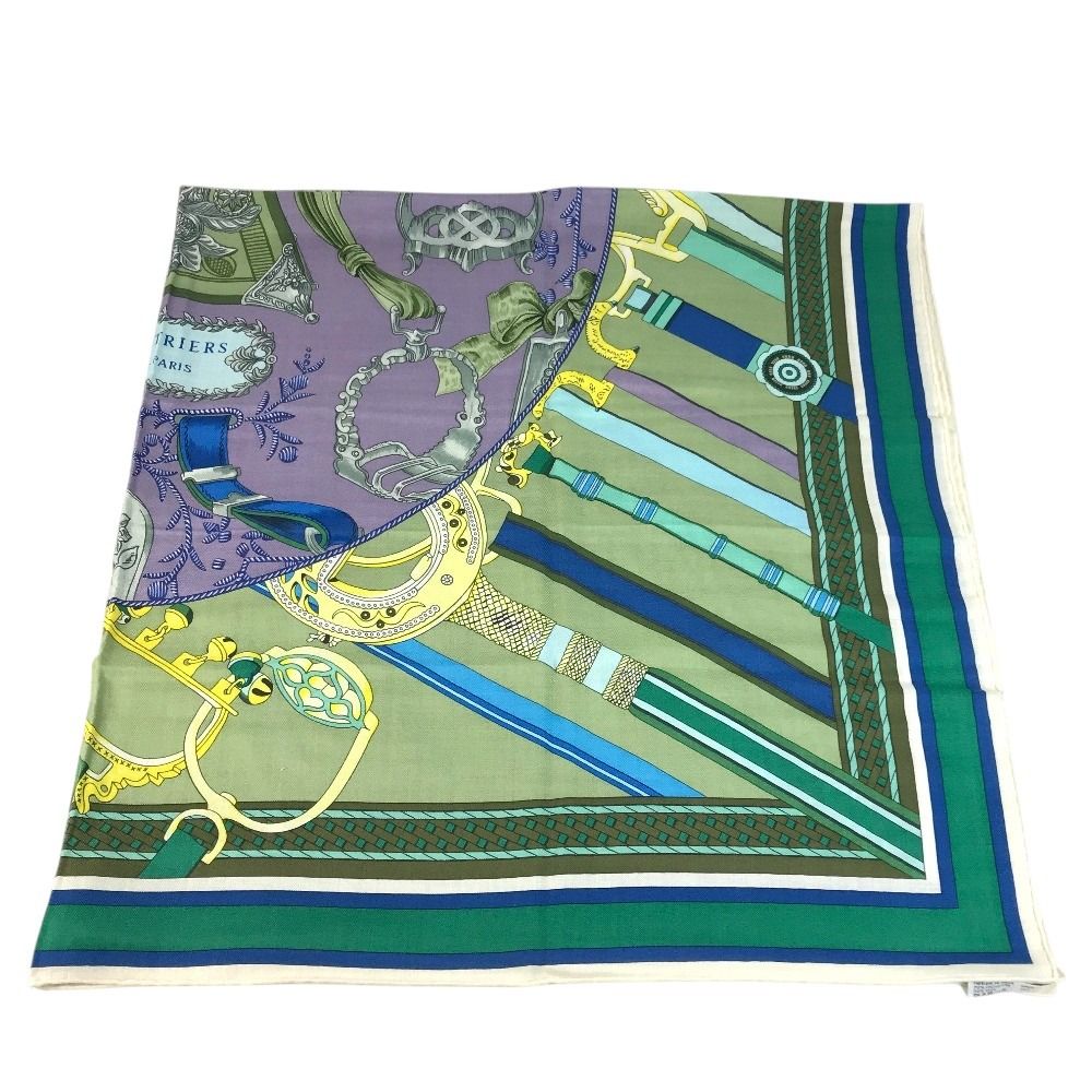 Hermes Scarf Carre Geant 140 Cashmere White