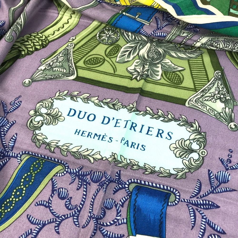 Hermes Scarf Carre Geant 140 Cashmere White — view 6
