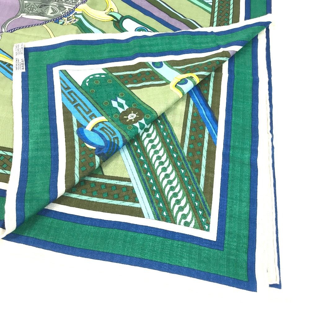 Hermes Scarf Carre Geant 140 Cashmere White — view 8