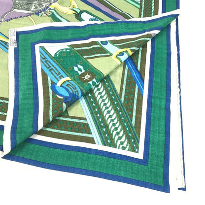 Hermes Scarf Carre Geant 140 Cashmere White — view 8