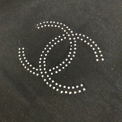 Chanel Scarf Faux Pearl Cashmere Black — view 3
