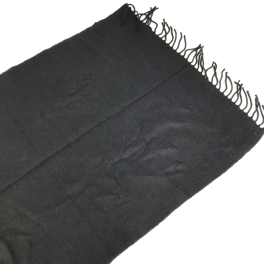 Chanel Scarf Faux Pearl Cashmere Black — view 7
