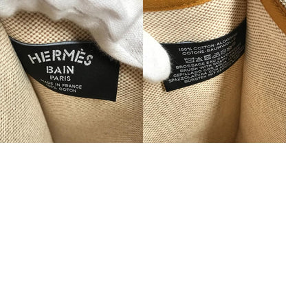 Hermes Pouch Flat Bal-o-bon Print 01 Cotton Camel Beige — view 9
