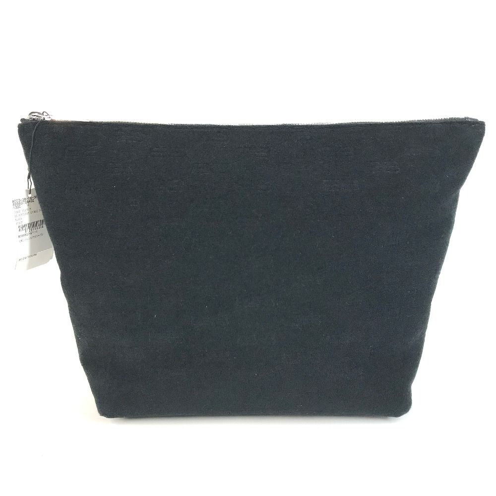 Balenciaga Clutch B Logo Pile Black
