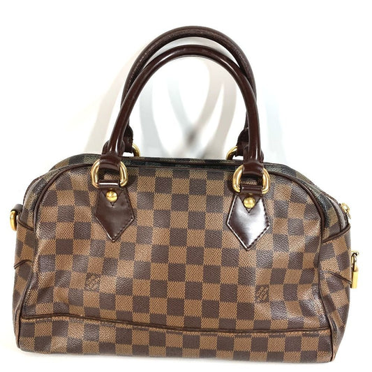 Louis Vuitton Handbag Duomo Damier Canvas Ebene Brown