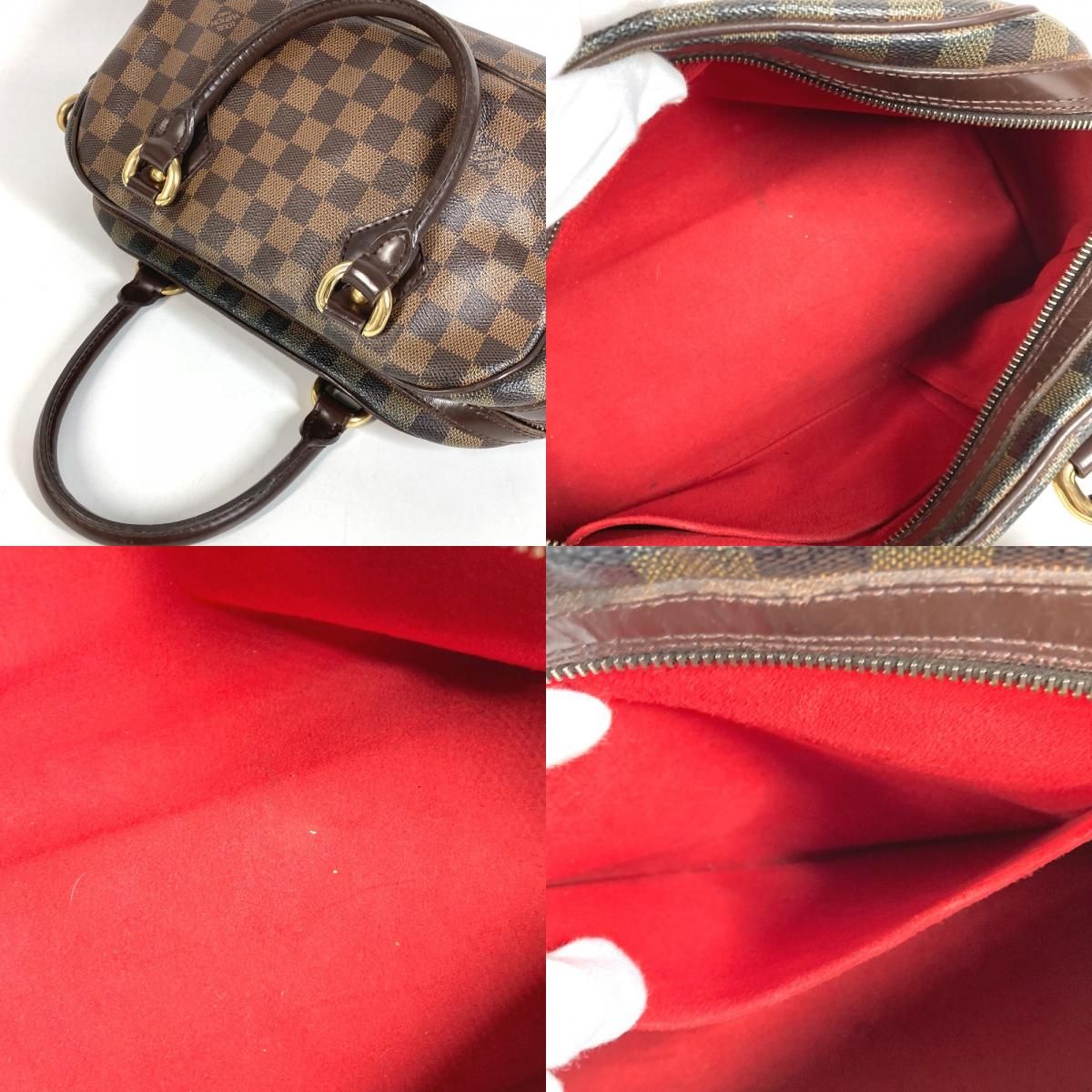 Louis Vuitton Handbag Duomo Damier Canvas Ebene Brown — view 9