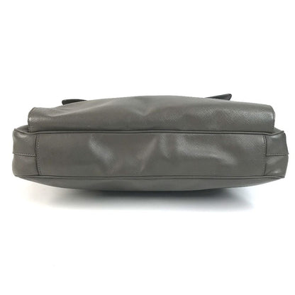 Prada Handbag Business Bag Saffiano Leather Gray — view 5