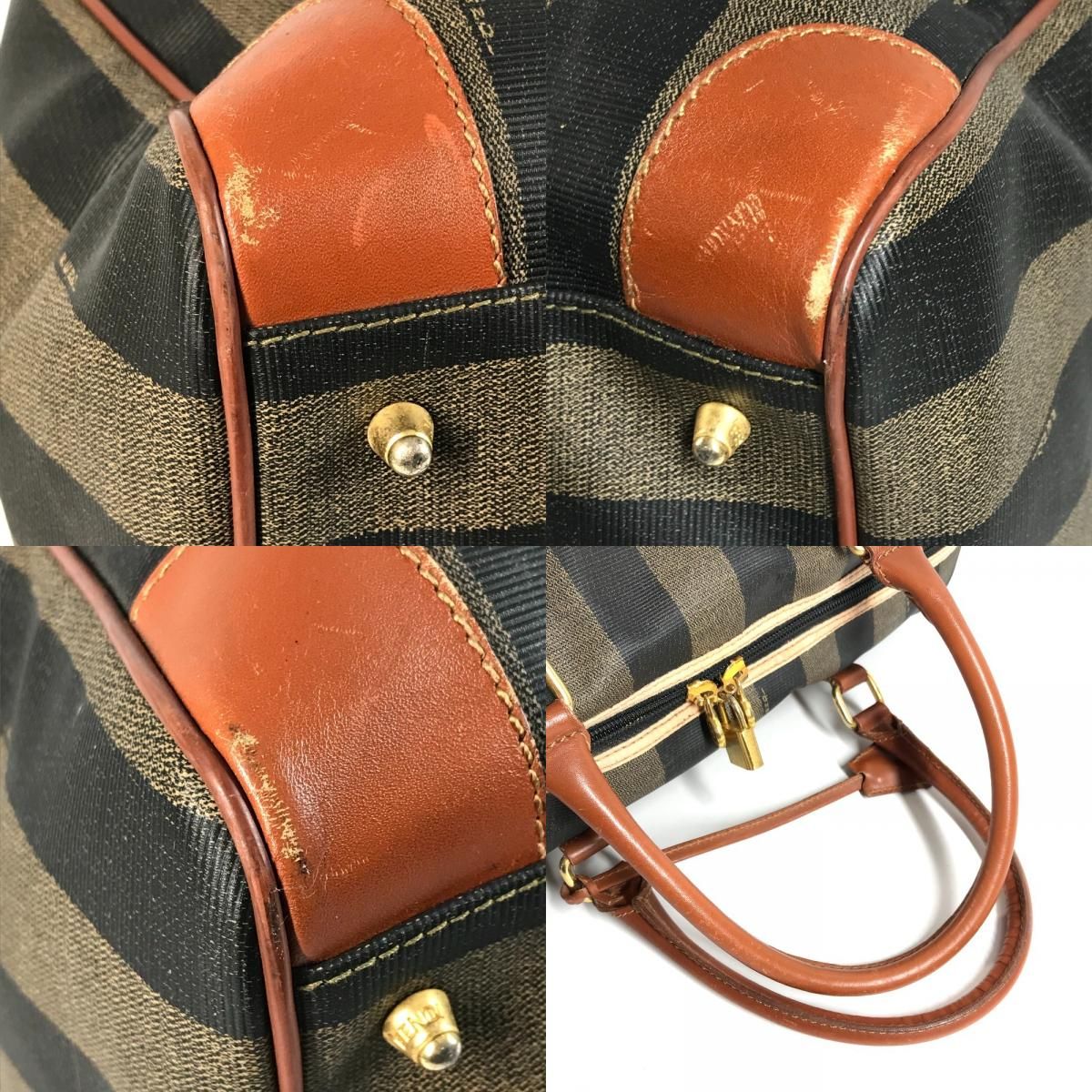 Fendi Boston Bag Pecan Leather Khaki — view 7