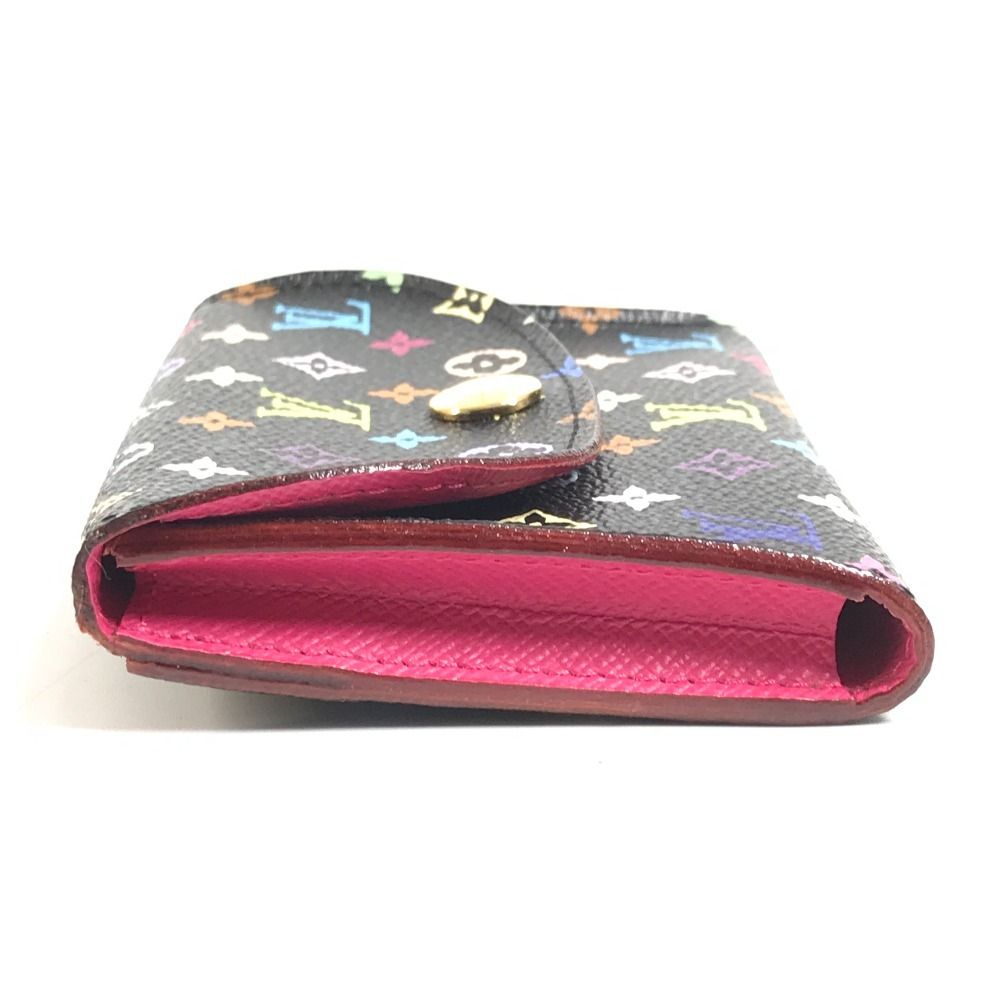 Louis Vuitton Card Case Amberop Business Holder Monogram Multi Canvas Black — view 3