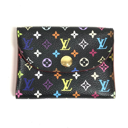 Louis Vuitton Card Case Amberop Business Holder Monogram Multi Canvas Black